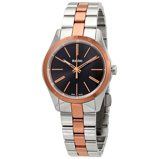 Rado, Hyperchrome S Black Dial Ladies Watch