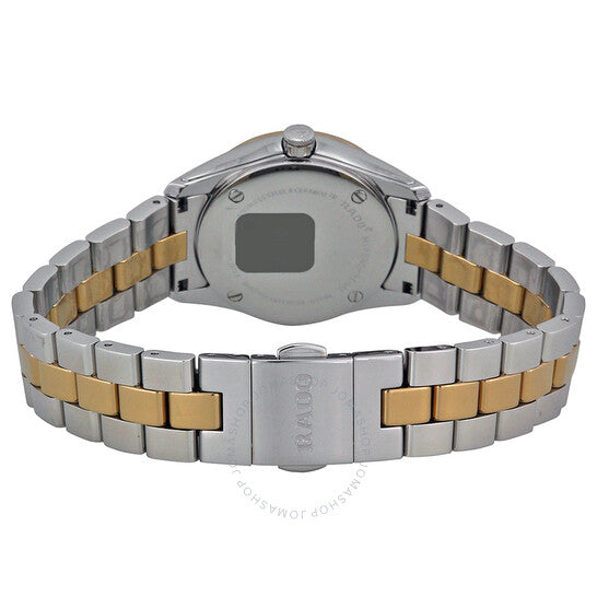 Rado, Hyperchrome Silver Dial Ceramos and Steel Ladies Watch