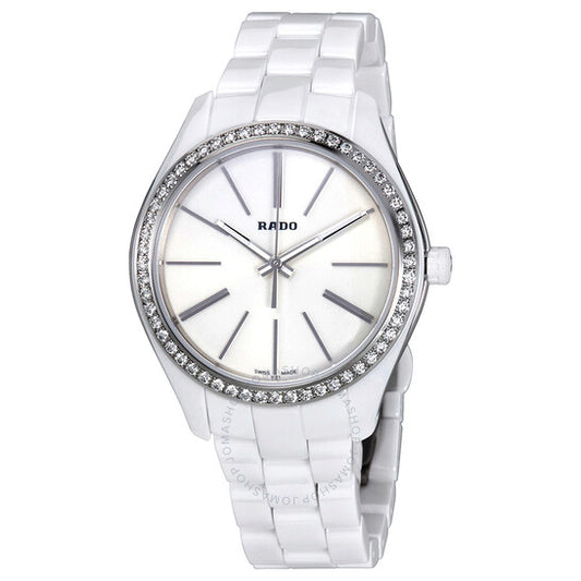 Rado, HyperChrome White Dial Ladies Diamond Watch