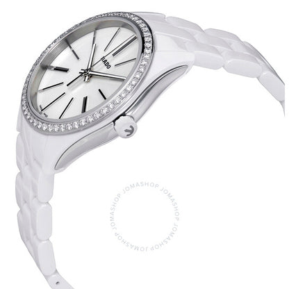 Rado, HyperChrome White Dial Ladies Diamond Watch