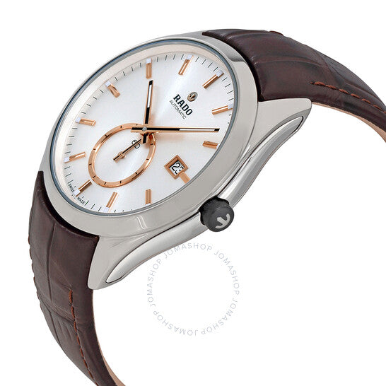 Rado, HyperChrome XL Silver Dial Brown Leather Men's Watch