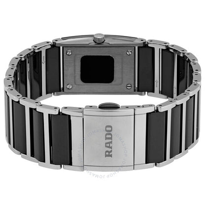 Rado, Integral Black Dial Ceramic Ladies Watch