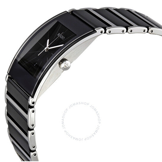Rado, Integral Black Dial Ceramic Men's Watch