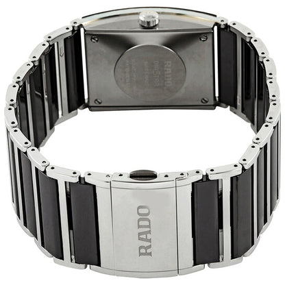Rado, Integral Black Dial Ladies Two Tone Watch