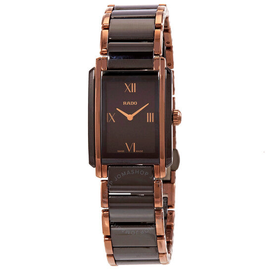 Rado, Integral Black Dial Ladies Watch