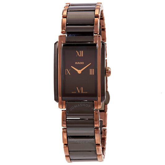 Rado, Integral Black Dial Ladies Watch