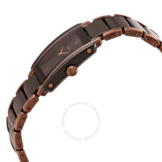 Rado, Integral Black Dial Ladies Watch