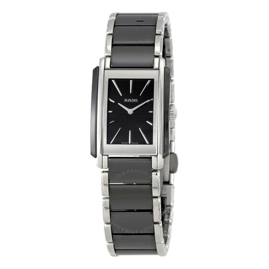 Rado, Integral Black Dial Ladies Watch