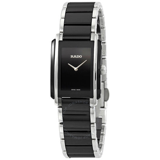Rado, Integral Black Dial Ladies Watch
