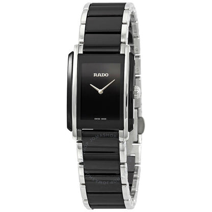 Rado, Integral Black Dial Ladies Watch