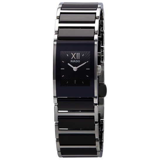 Rado, Integral Black Dial Ladies Watch