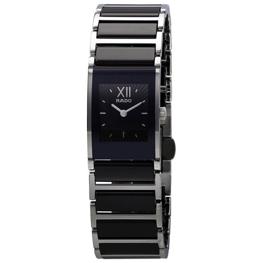 Rado, Integral Black Dial Ladies Watch