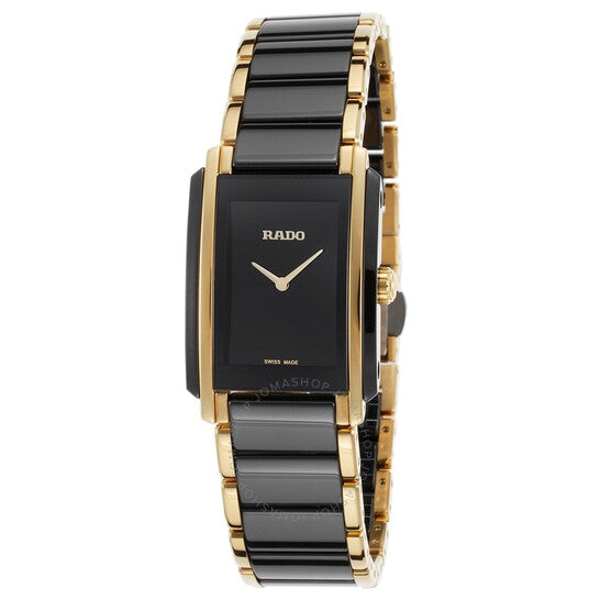 Rado, Integral Black Dial Ladies Watch