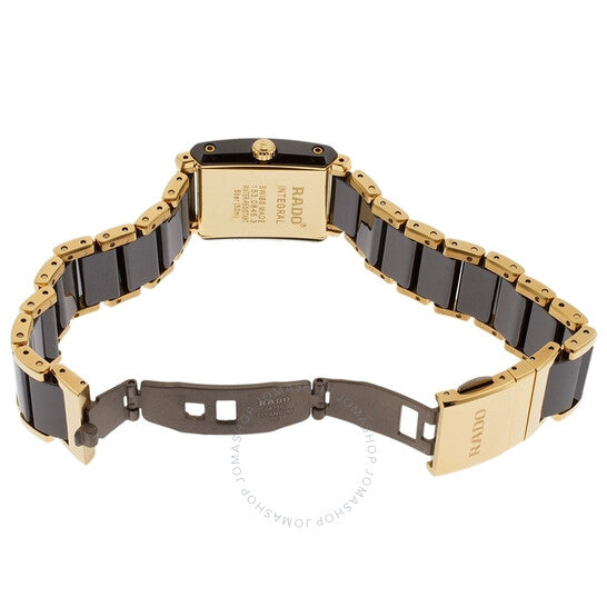 Rado, Integral Black Dial Ladies Watch