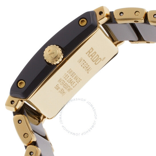 Rado, Integral Black Dial Ladies Watch
