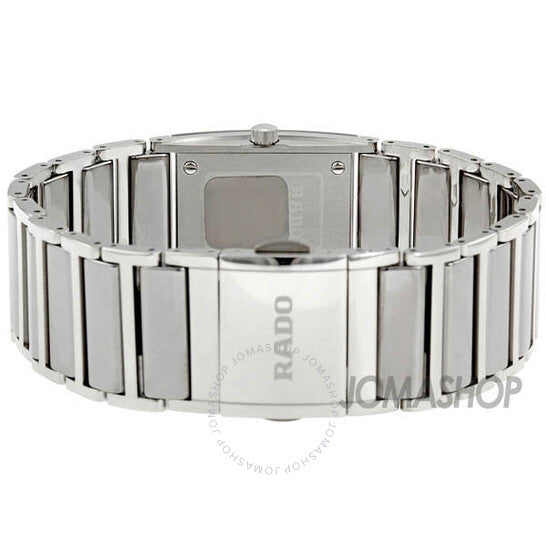 Rado, Integral Black Dial Stainless Steel Ladies Watch