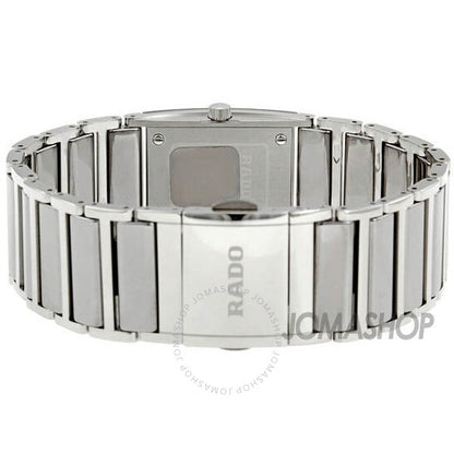 Rado, Integral Black Dial Stainless Steel Ladies Watch