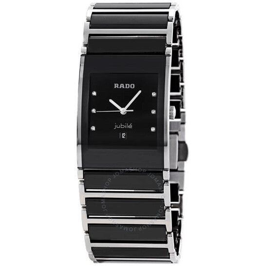 Rado, Integral Ceramic Black Dial Men's Watch
