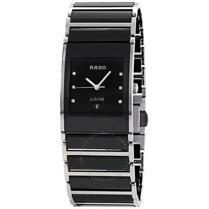 Rado, Integral Ceramic Black Dial Men's Watch