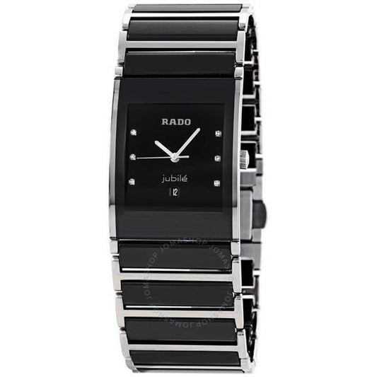 Rado, Integral Ceramic Black Dial Men's Watch