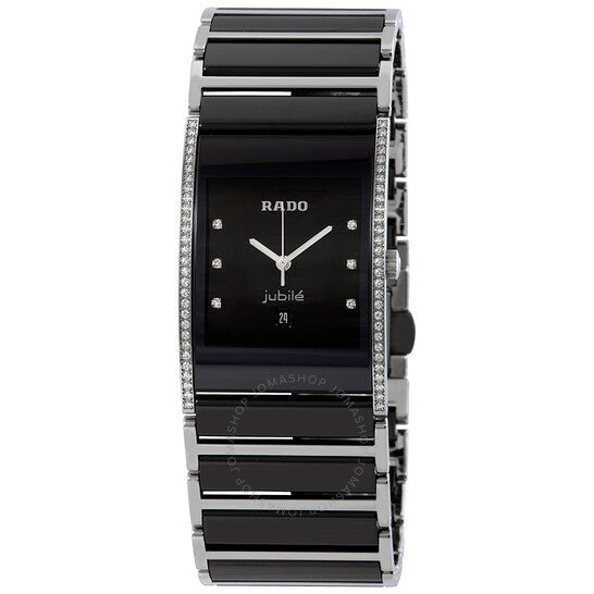 Rado, Integral Diamond Black Dial Men's Watch