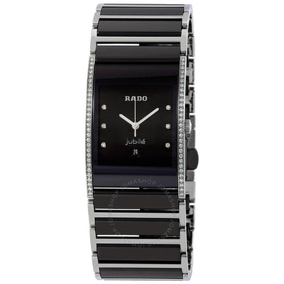 Rado, Integral Diamond Black Dial Men's Watch