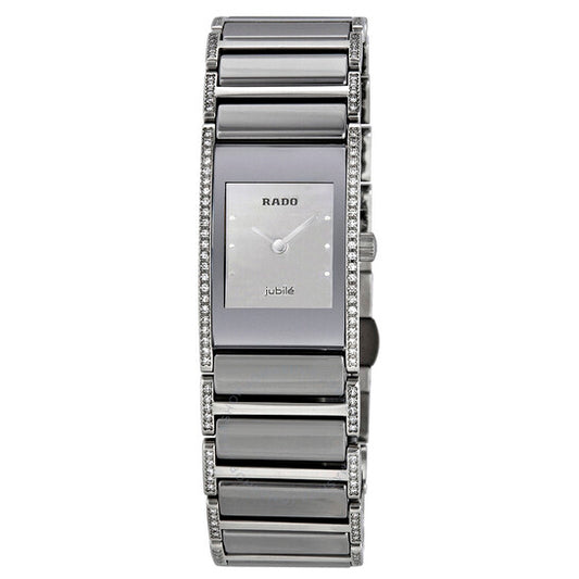 Rado, Integral Diamond Silver Dial Ladies Watch
