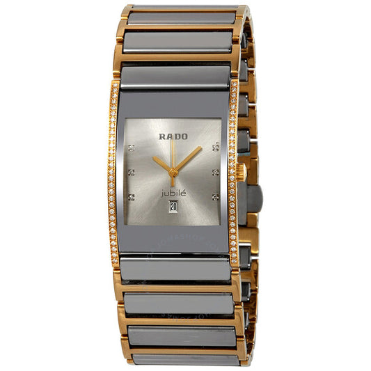 Rado, Integral Diamond Silver Dial Men's Watch