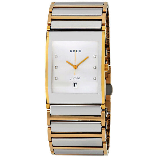 Rado, Integral Diamond Silver Dial Men's Watch
