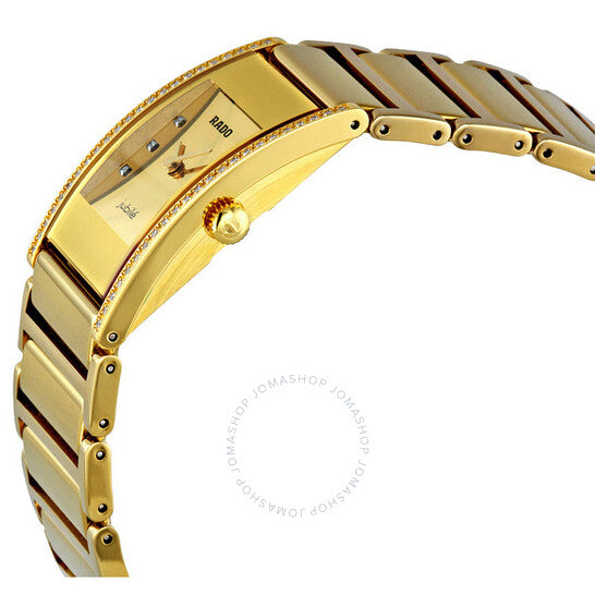 Rado, Integral Gold Diamond Dial Ladies Watch