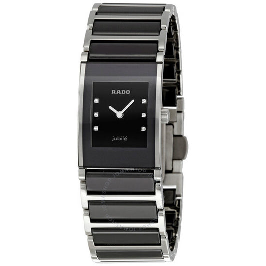 Rado, Integral Jubile Black Ceramic Ladies Watch