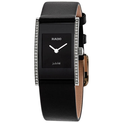 Rado, Integral Jubile Quartz Black Dial Ladies Watch