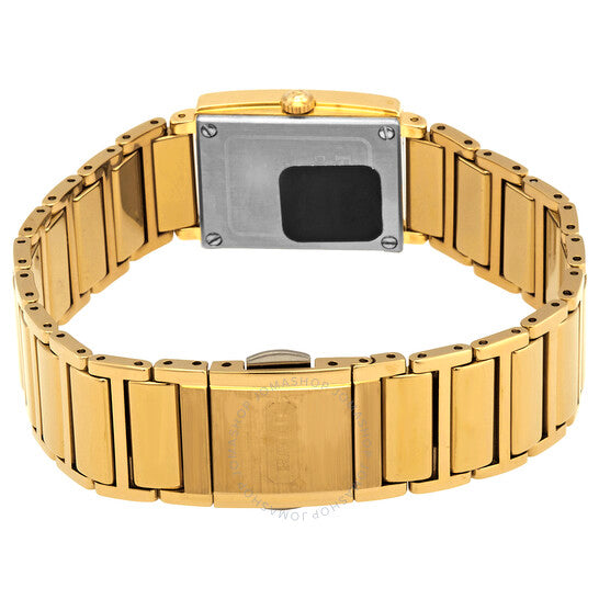 Rado, Integral Jubile Quartz Diamond Gold Dial Ladies Watch