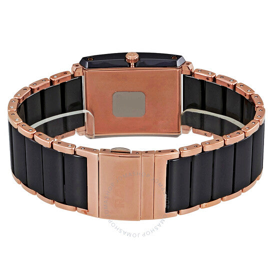 Rado, Integral L Black Dial Ceramic Diamond Men's Watch