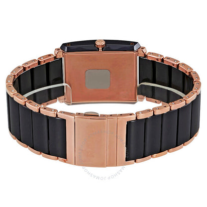 Rado, Integral L Black Dial Ceramic Diamond Men's Watch