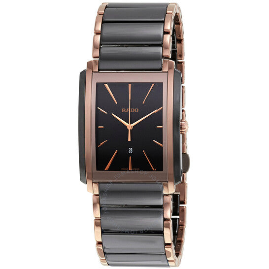 Rado, Integral L Black Dial Black Ceramic Men's Watch