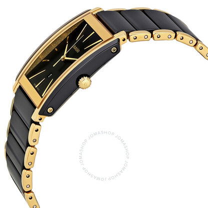 ساعة رادو إنتغرال إل للرجال بمينا أسود وسيراميك