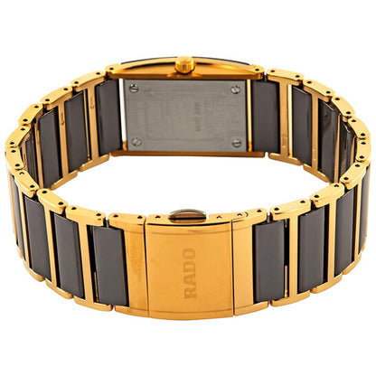 Rado, Integral Black Dial Ceramic Ladies Watch