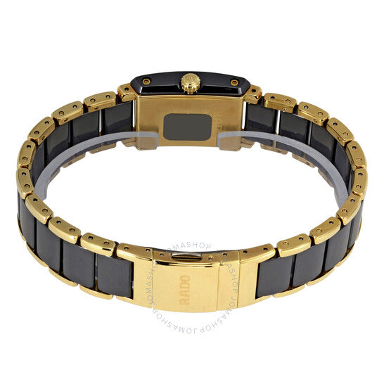 ساعة رادو النسائية المتكاملة ذات الميناء الأسود