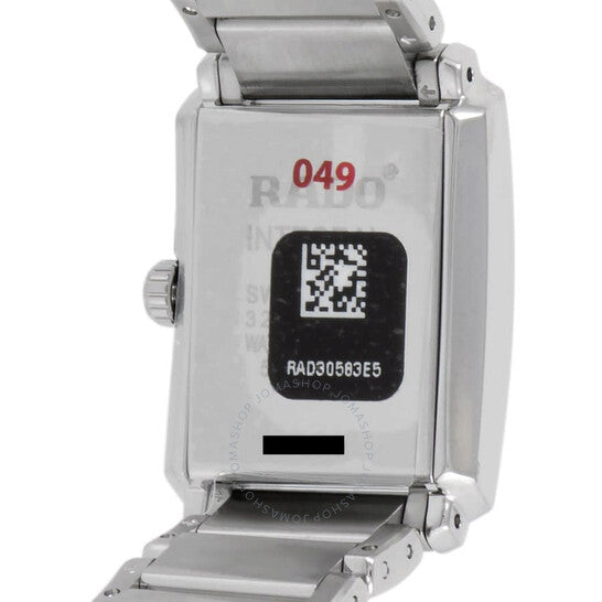 Rado, Integral Quartz Black Dial Ladies Watch