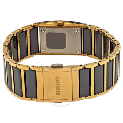 Rado, Integral Quartz Black Dial Ladies Watch