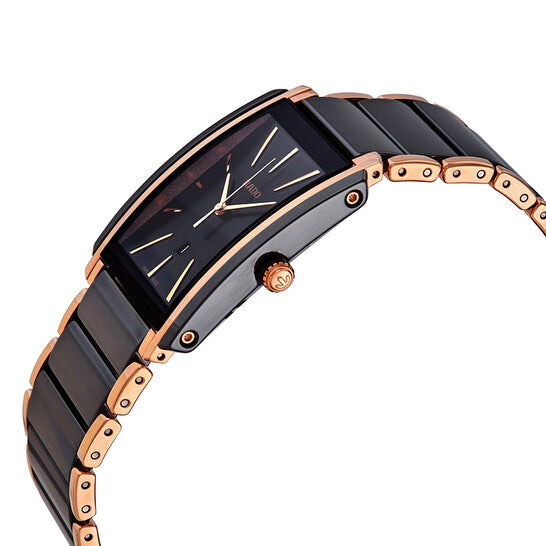 Rado, Integral Quartz Black Dial Men's Watch