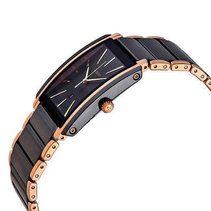 Rado, Integral Quartz Black Dial Men's Watch