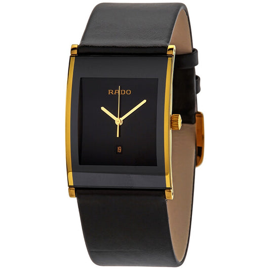 Rado, Integral Quartz Black Dial Men's Watch