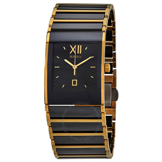 Rado, Integral Quartz Black Dial Men's Watch