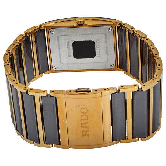 Rado, Integral Quartz Black Dial Men's Watch