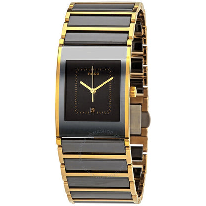 Rado, Integral Quartz Black Dial Men's Watch