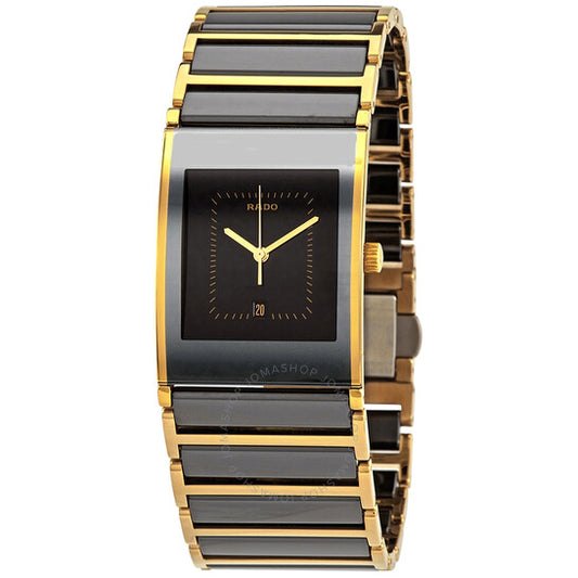 Rado, Integral Quartz Black Dial Men's Watch