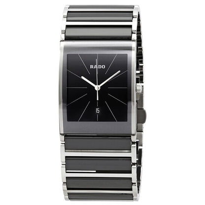 Rado, Integral Quartz Black Dial Men's Watch