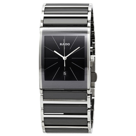 Rado, Integral Quartz Black Dial Men's Watch